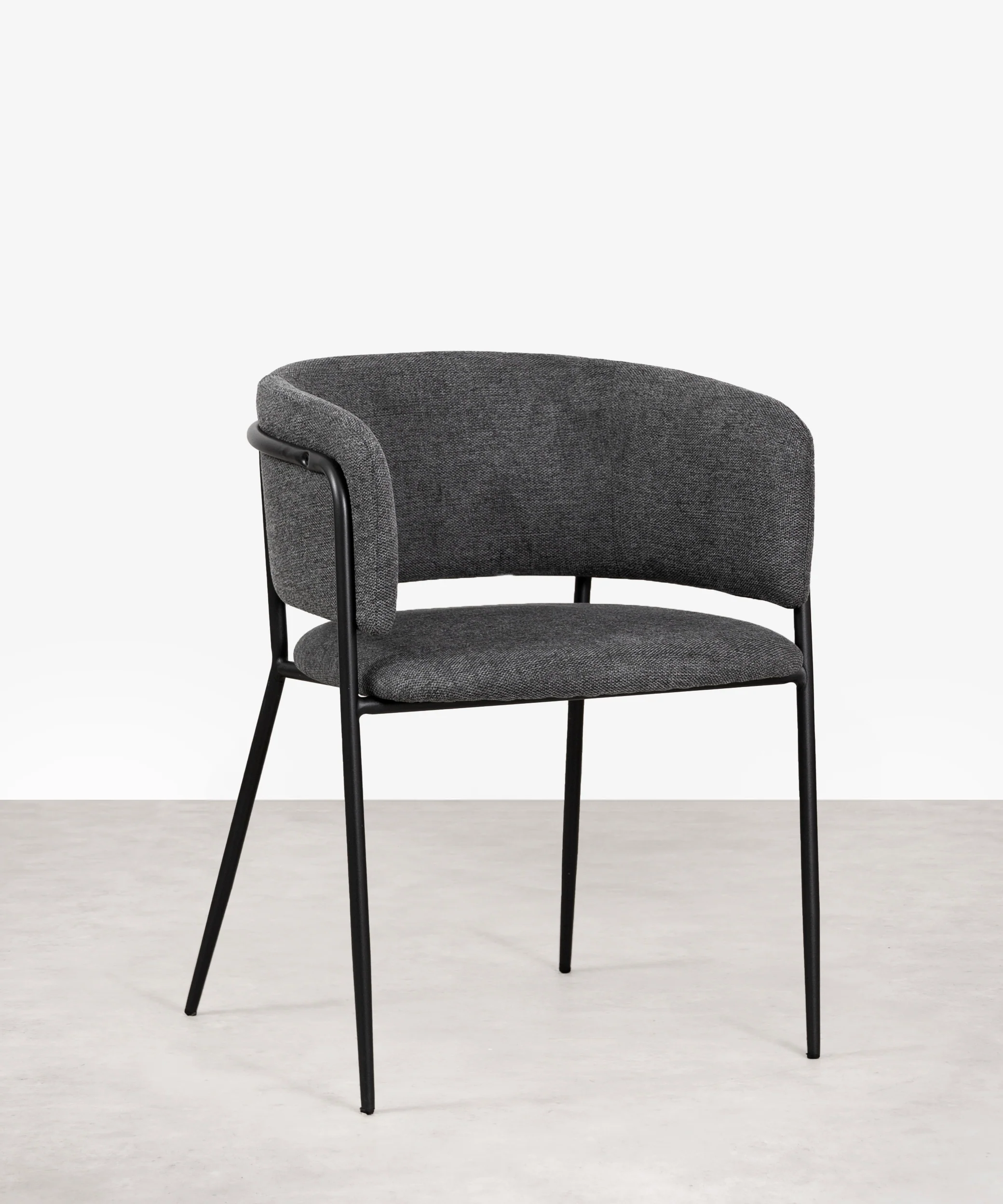 Silla de Comedor en Tela y Metal con Reposabrazos Teresa - Image 19