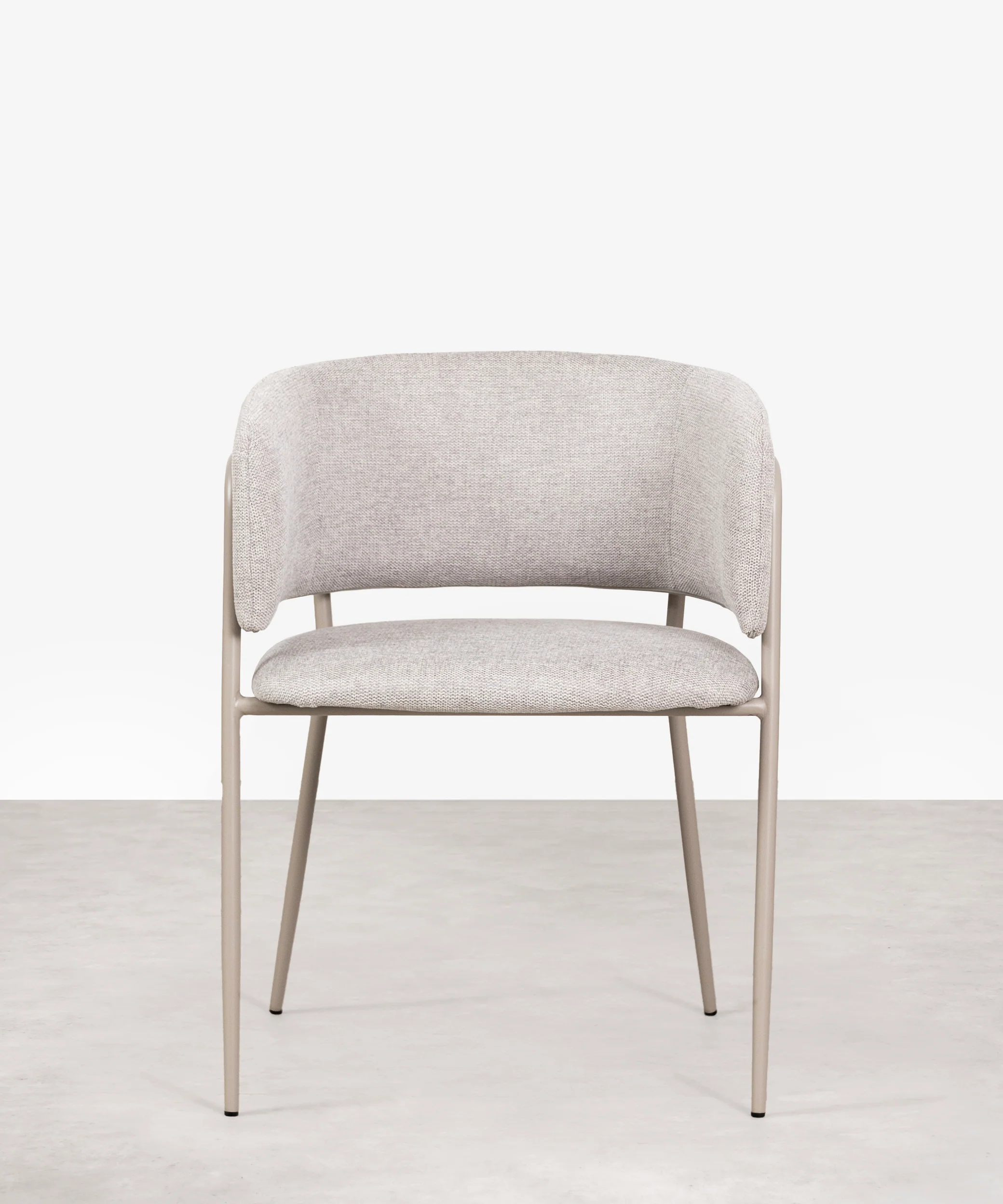 Silla de Comedor en Tela y Metal con Reposabrazos Teresa - Image 3