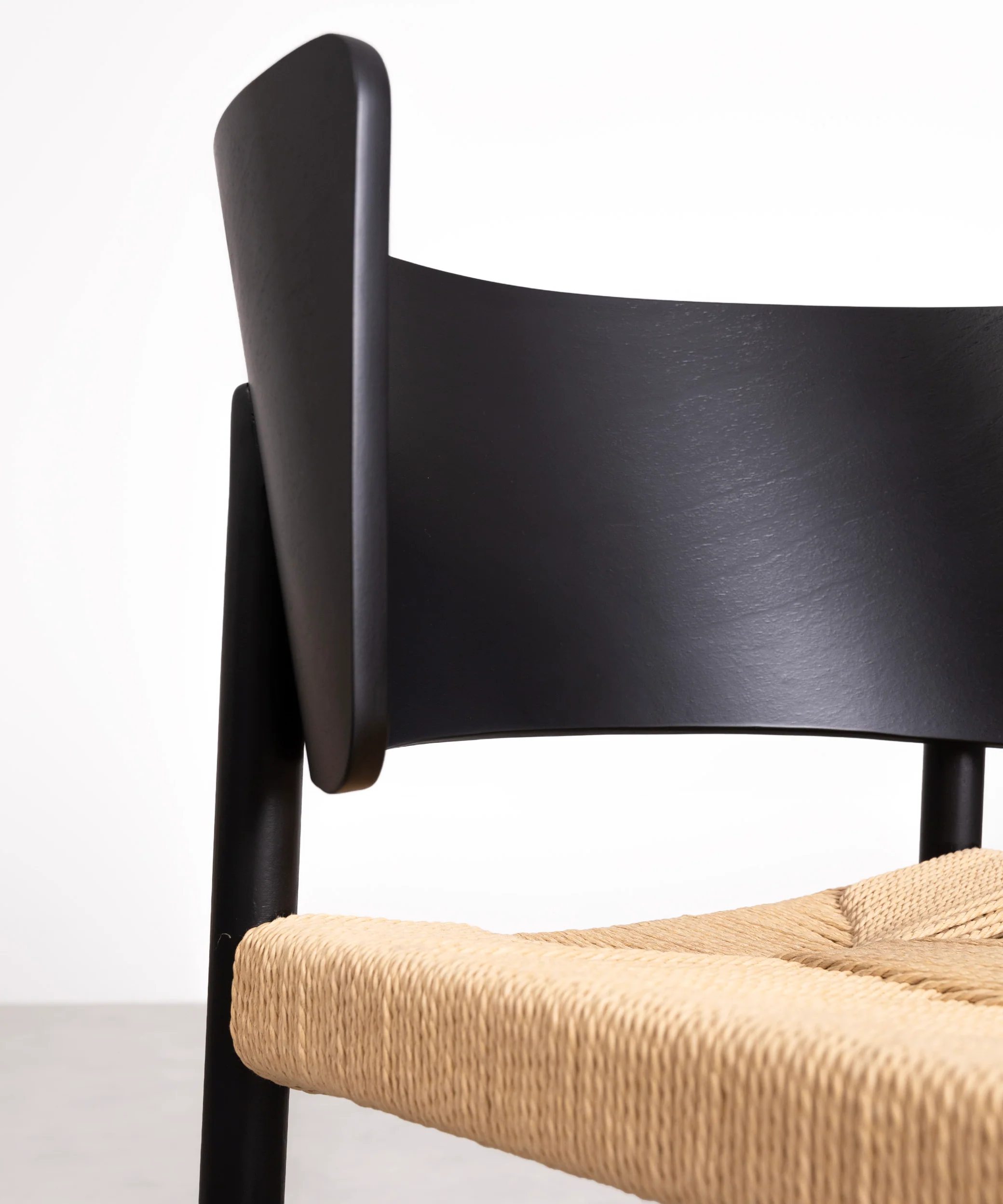 Silla de Comedor en Madera y Cuerda Trenzada Vesper - Image 2