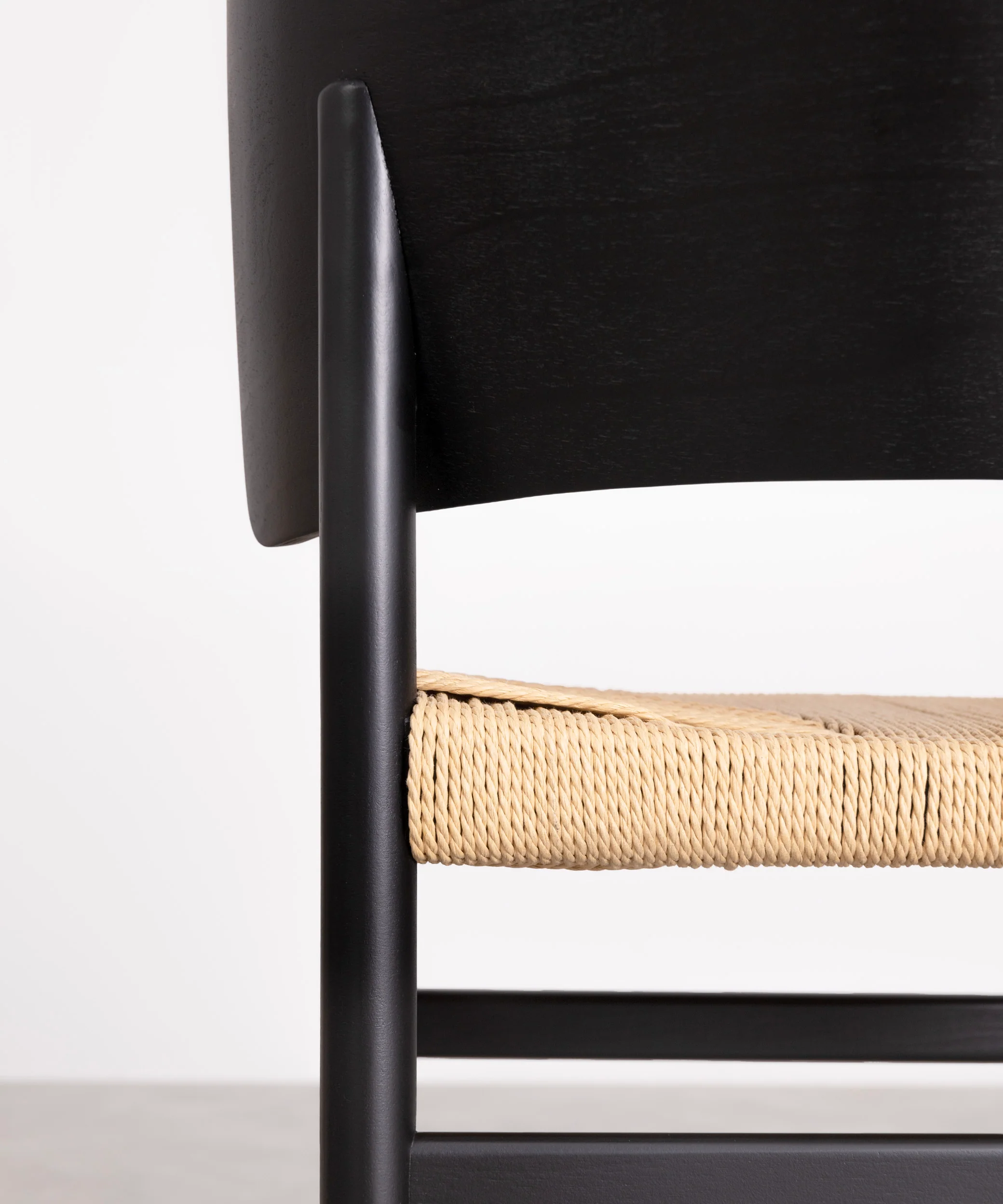 Silla de Comedor en Madera y Cuerda Trenzada Vesper - Image 5