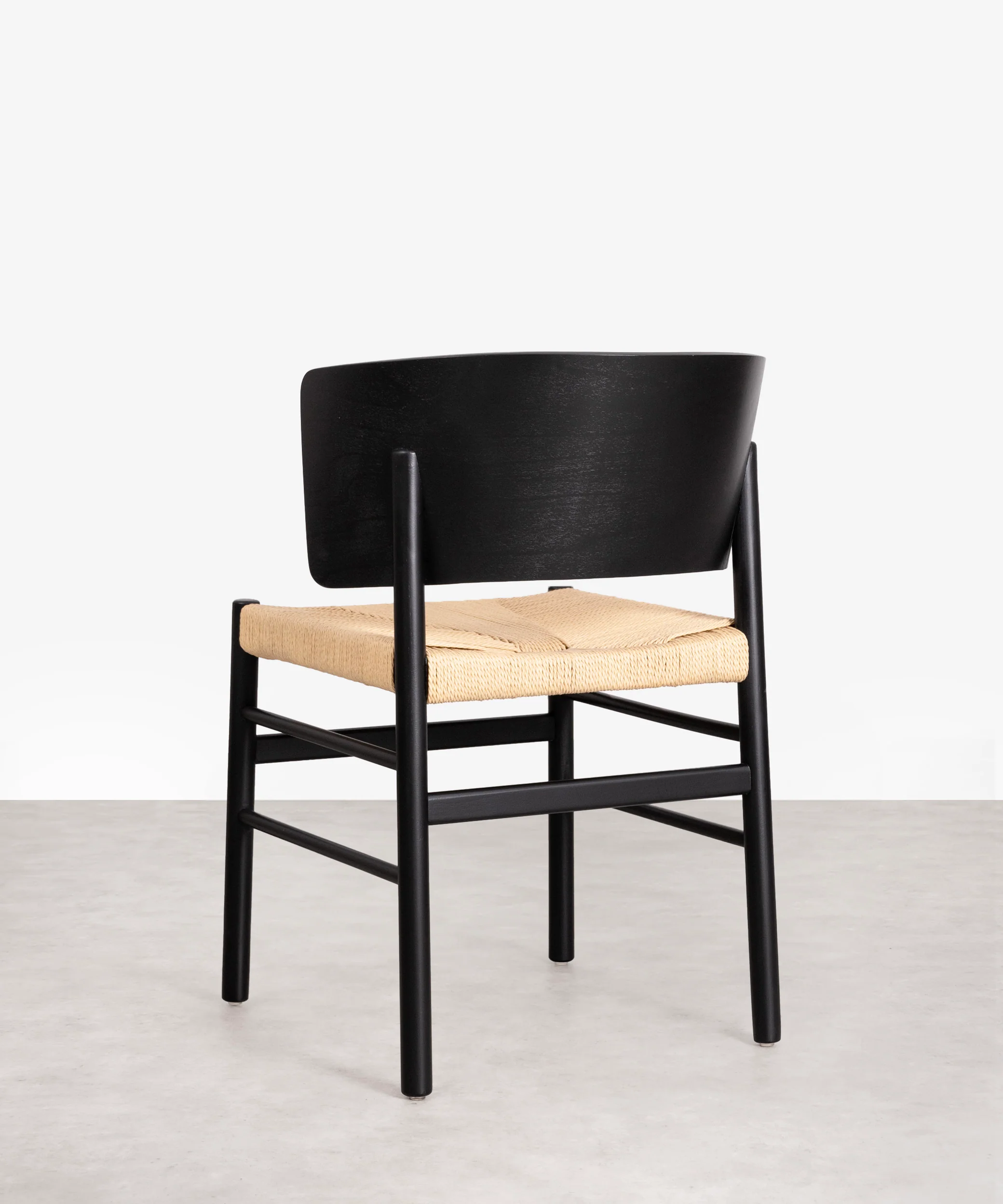 Silla de Comedor en Madera y Cuerda Trenzada Vesper - Image 6