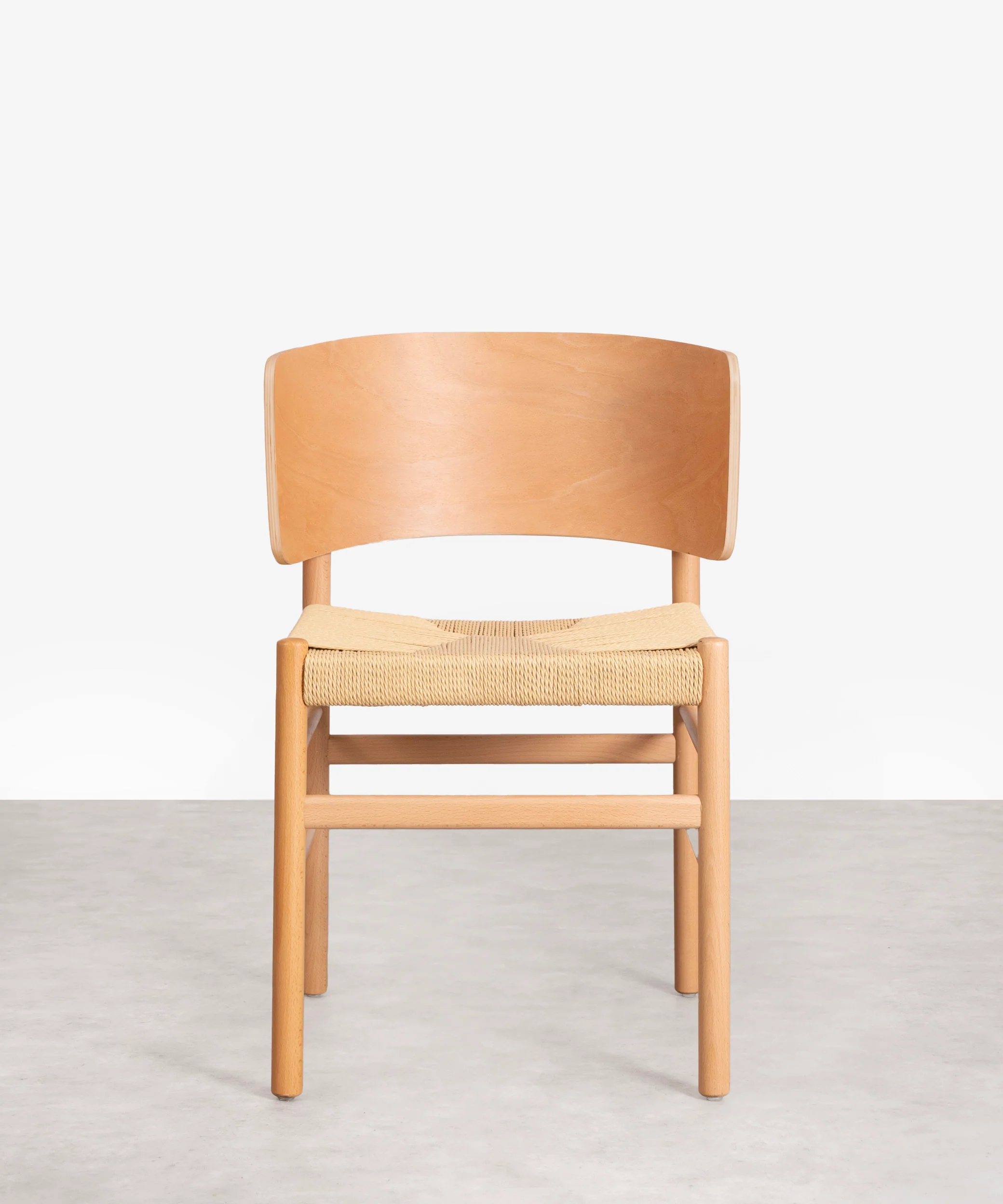 Silla de Comedor en Madera y Cuerda Trenzada Vesper - Image 9