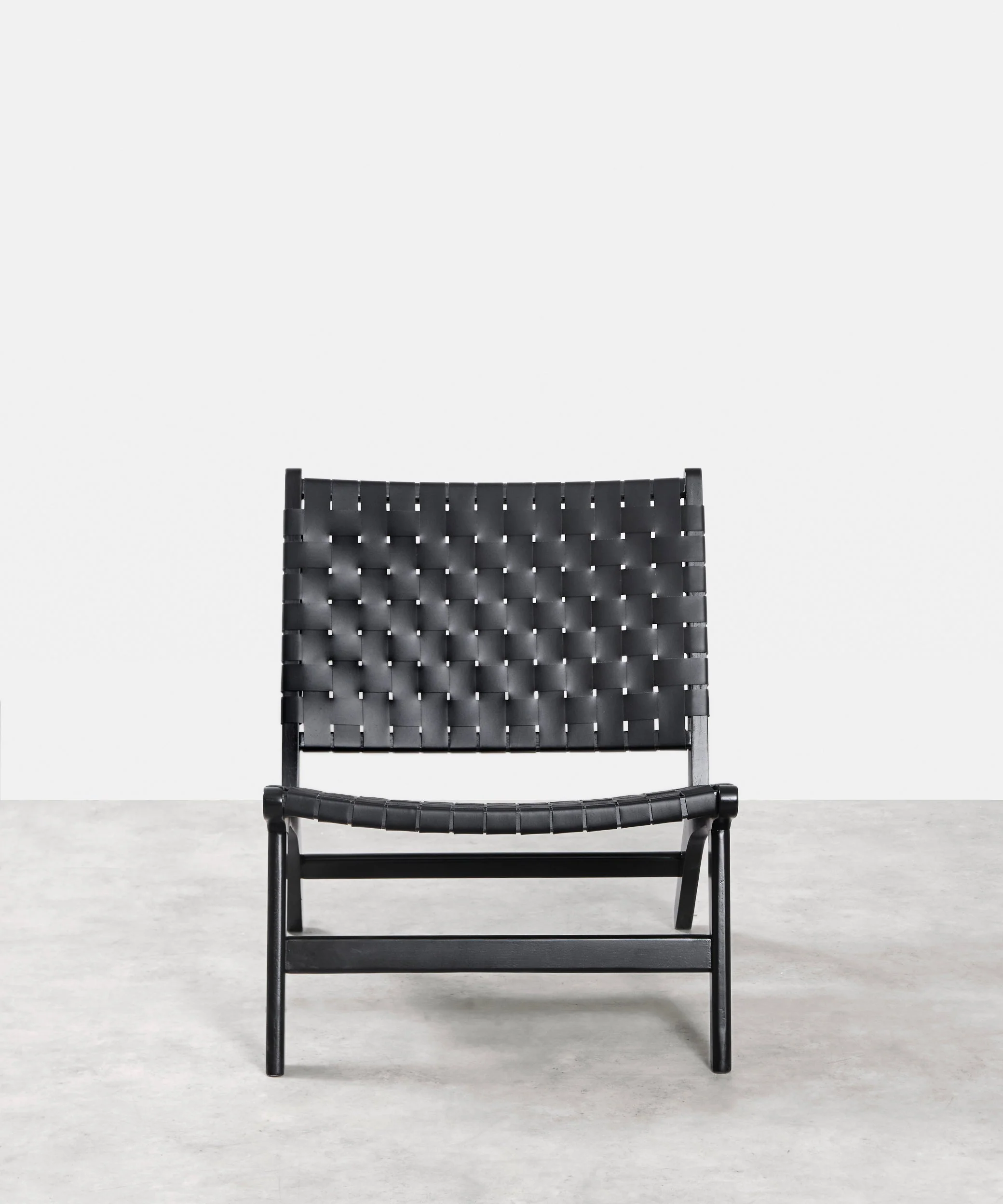 Sillón en Madera y Cuero Sintético Zyra - Image 14