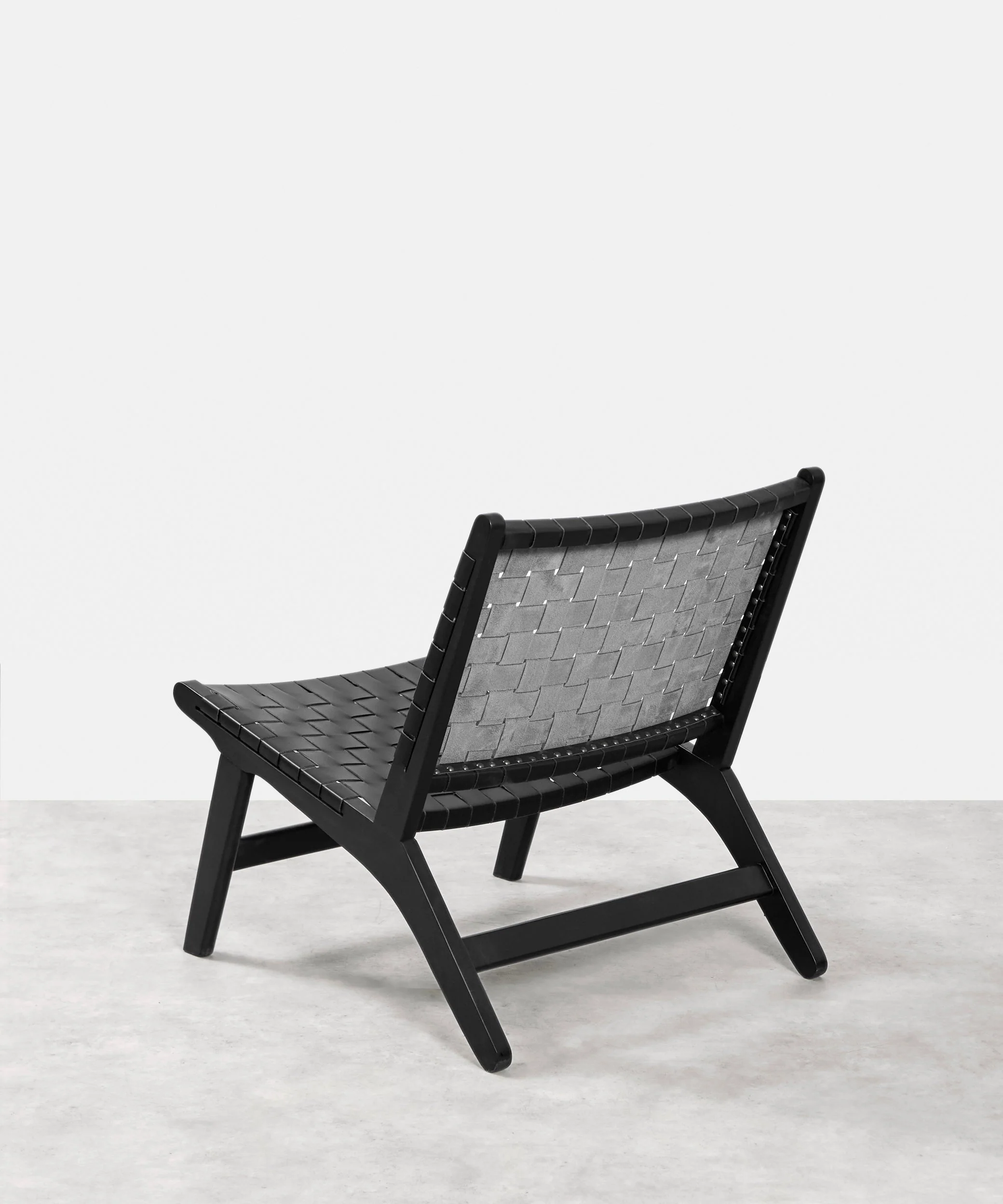 Sillón en Madera y Cuero Sintético Zyra - Image 15