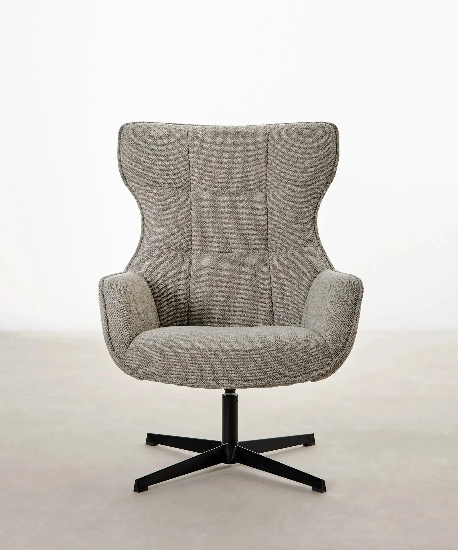 Sillón tapizado en tela bouclé Elsa - Image 13