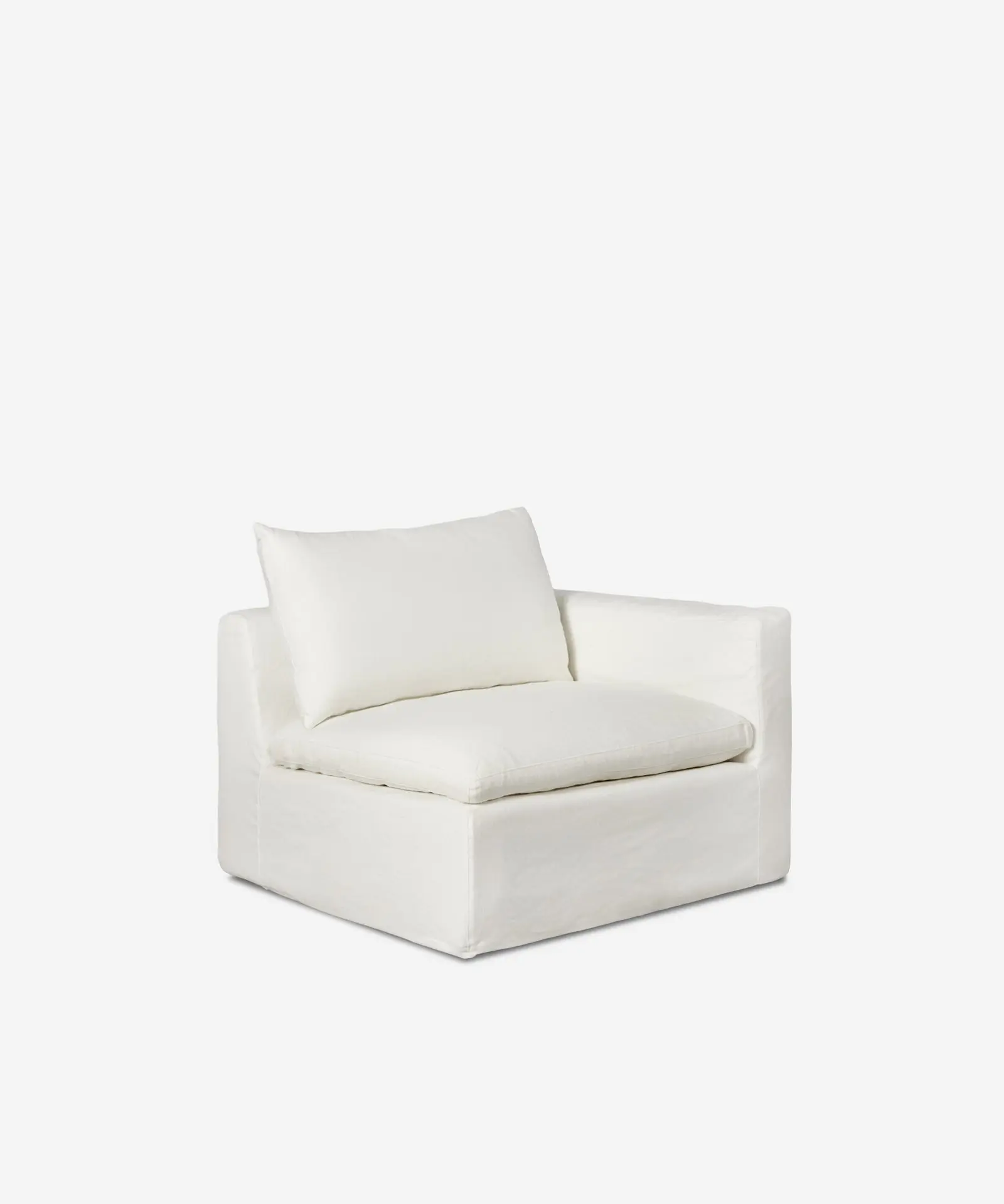 Sofá Modular Chaise Longue de Lino y Algodón 3 Plazas Stonem - Image 6