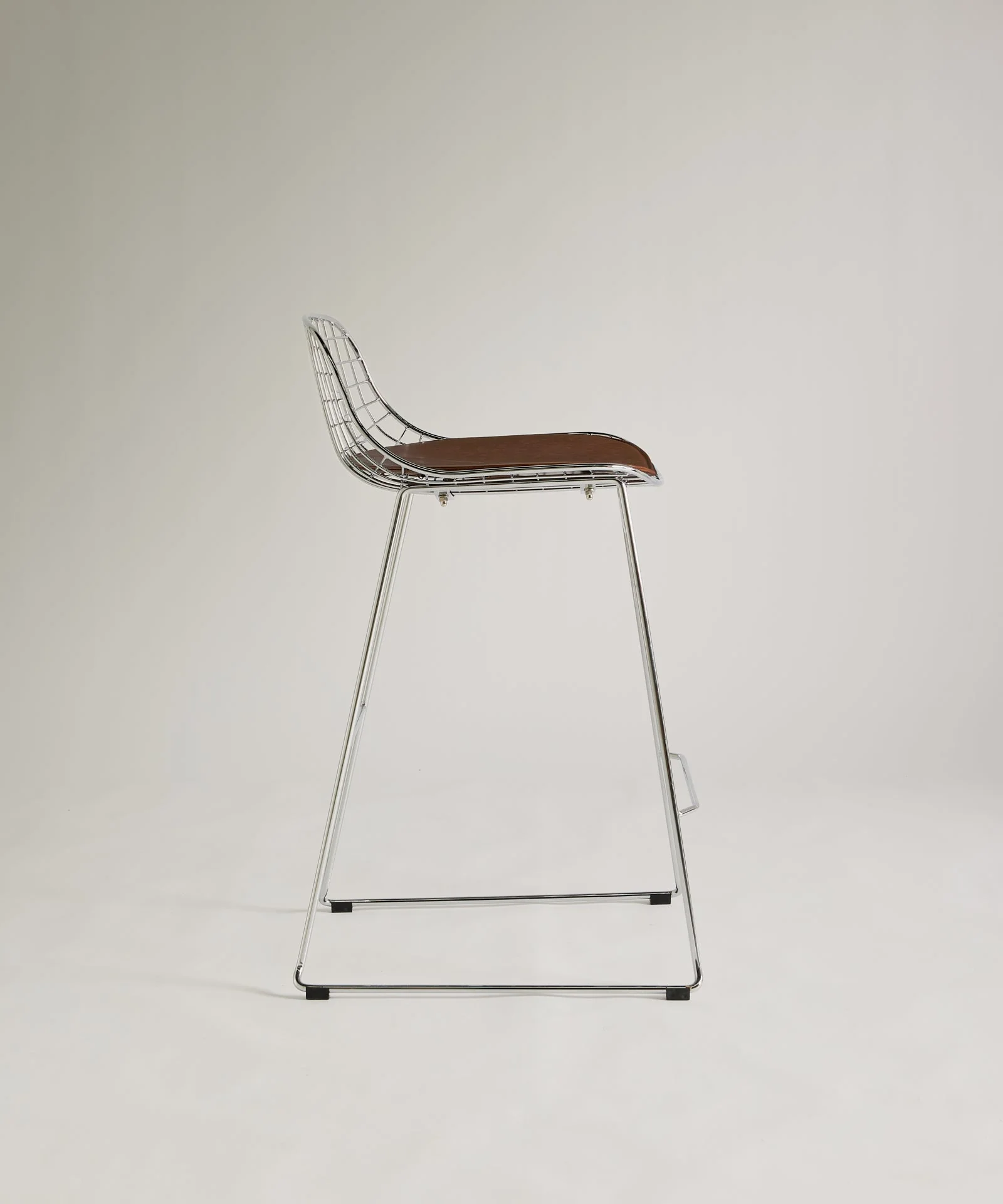 Taburete Alto de Metal Low Back Roma - Image 3