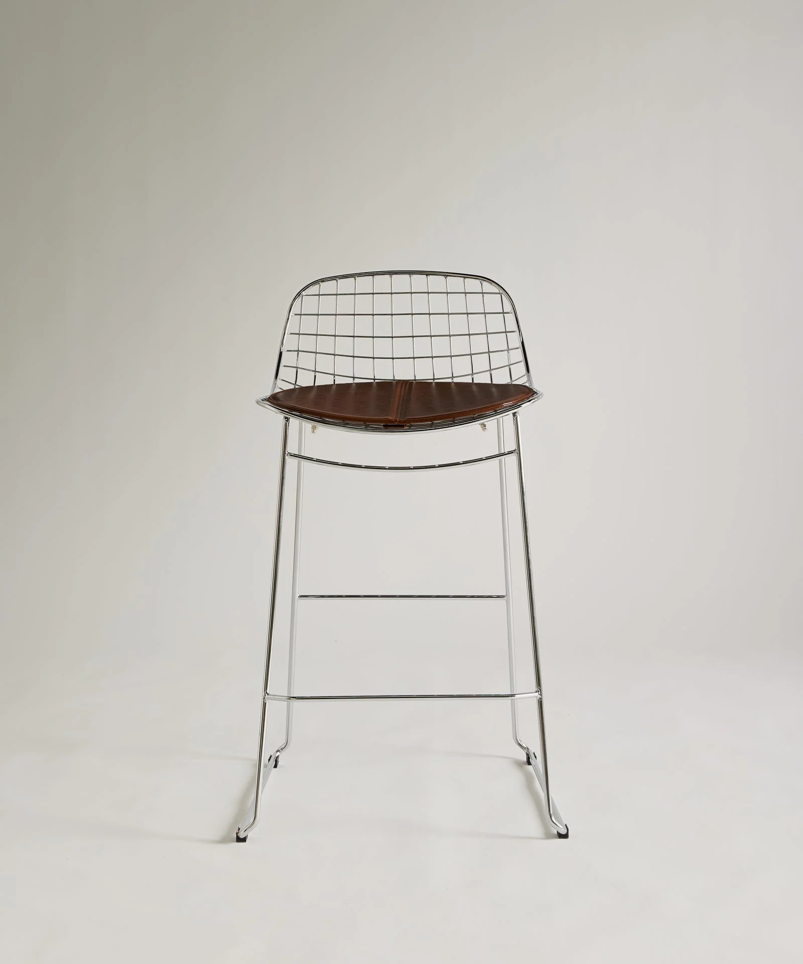 Taburete Alto de Metal Low Back Roma - Image 4
