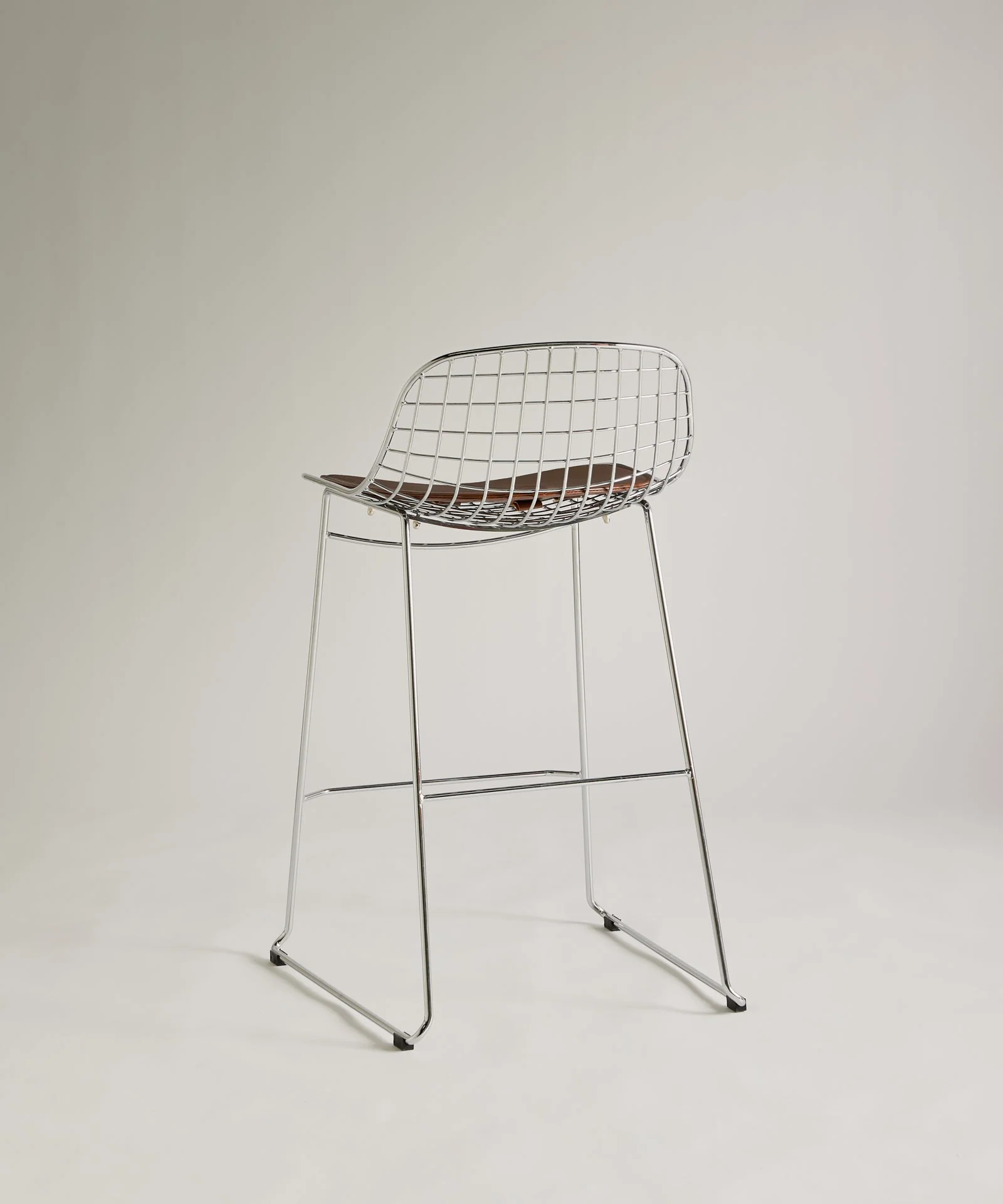 Taburete Alto de Metal Low Back Roma - Image 6