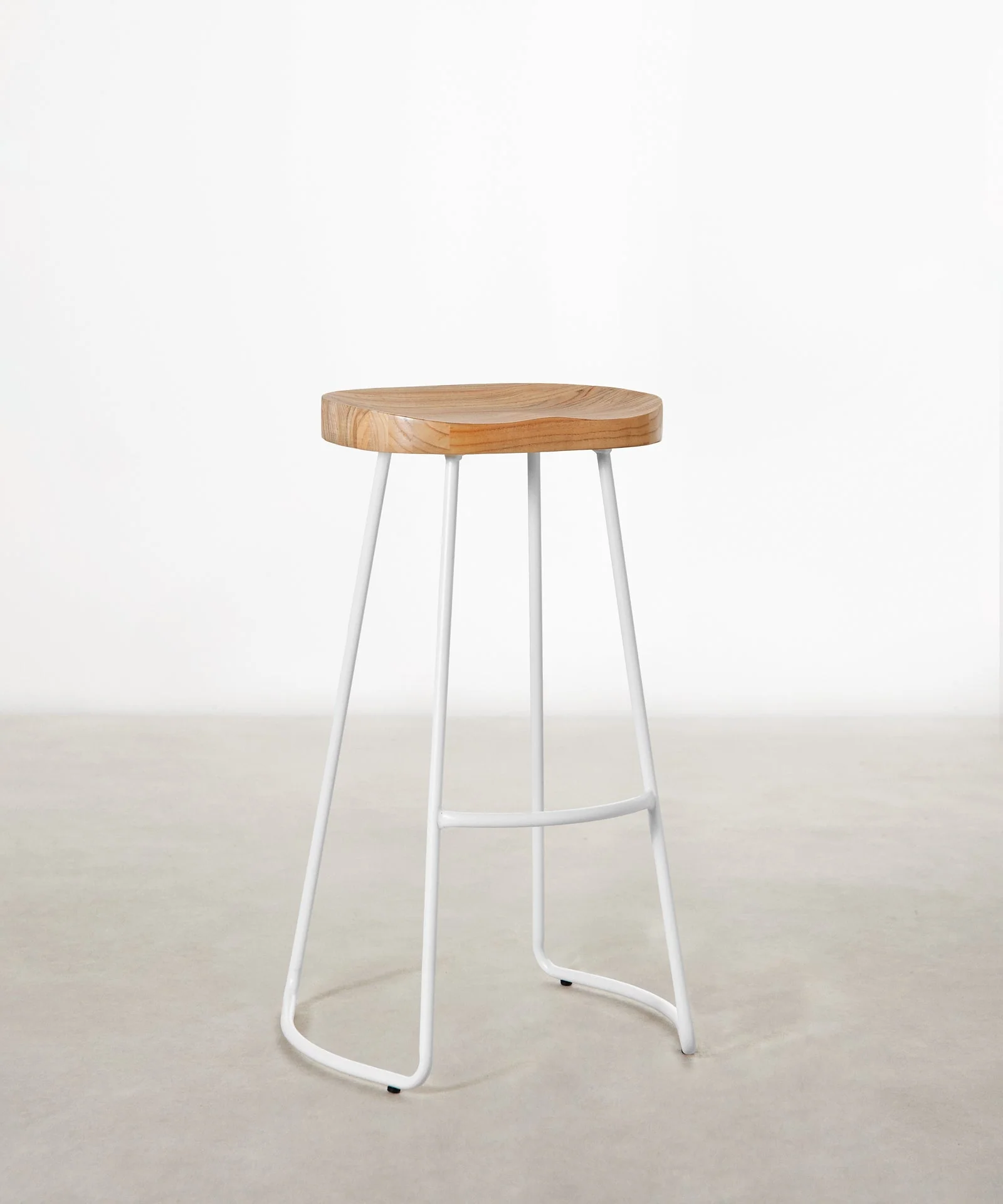 Taburete Alto en Acero y Madera Mel - Image 10
