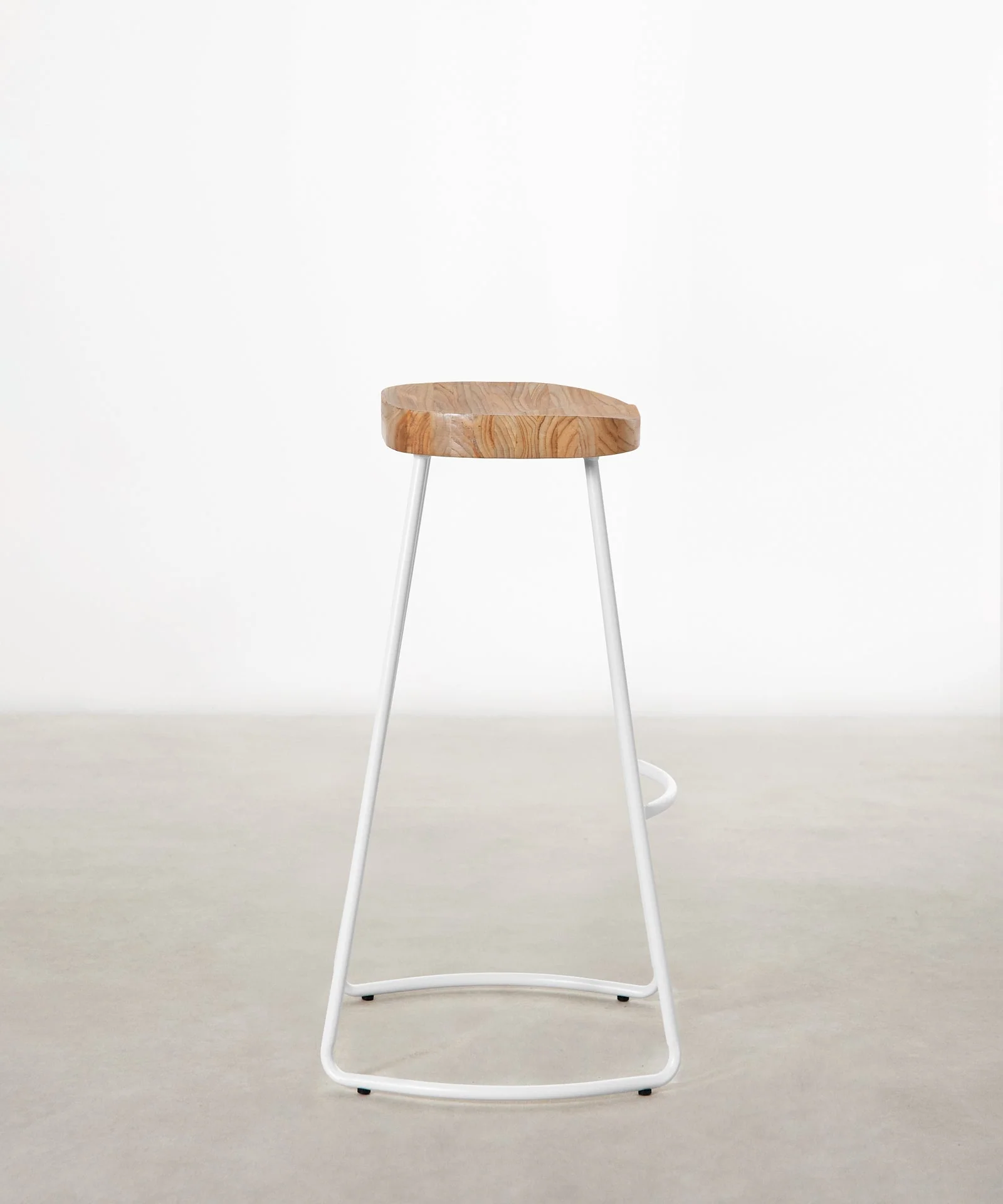 Taburete Alto en Acero y Madera Mel - Image 12