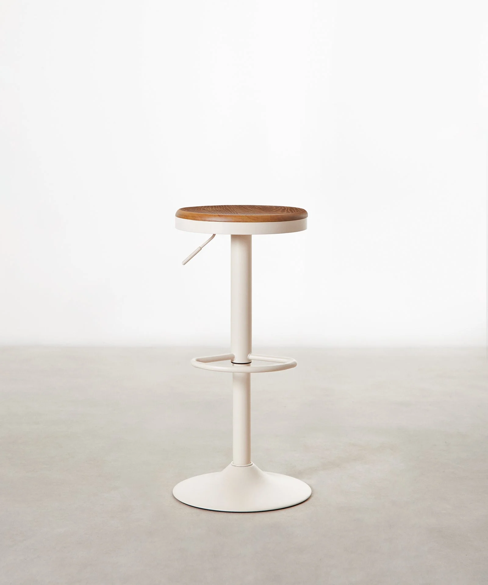 Taburete Alto Regulable en Acero y Madera Oslo - Image 12