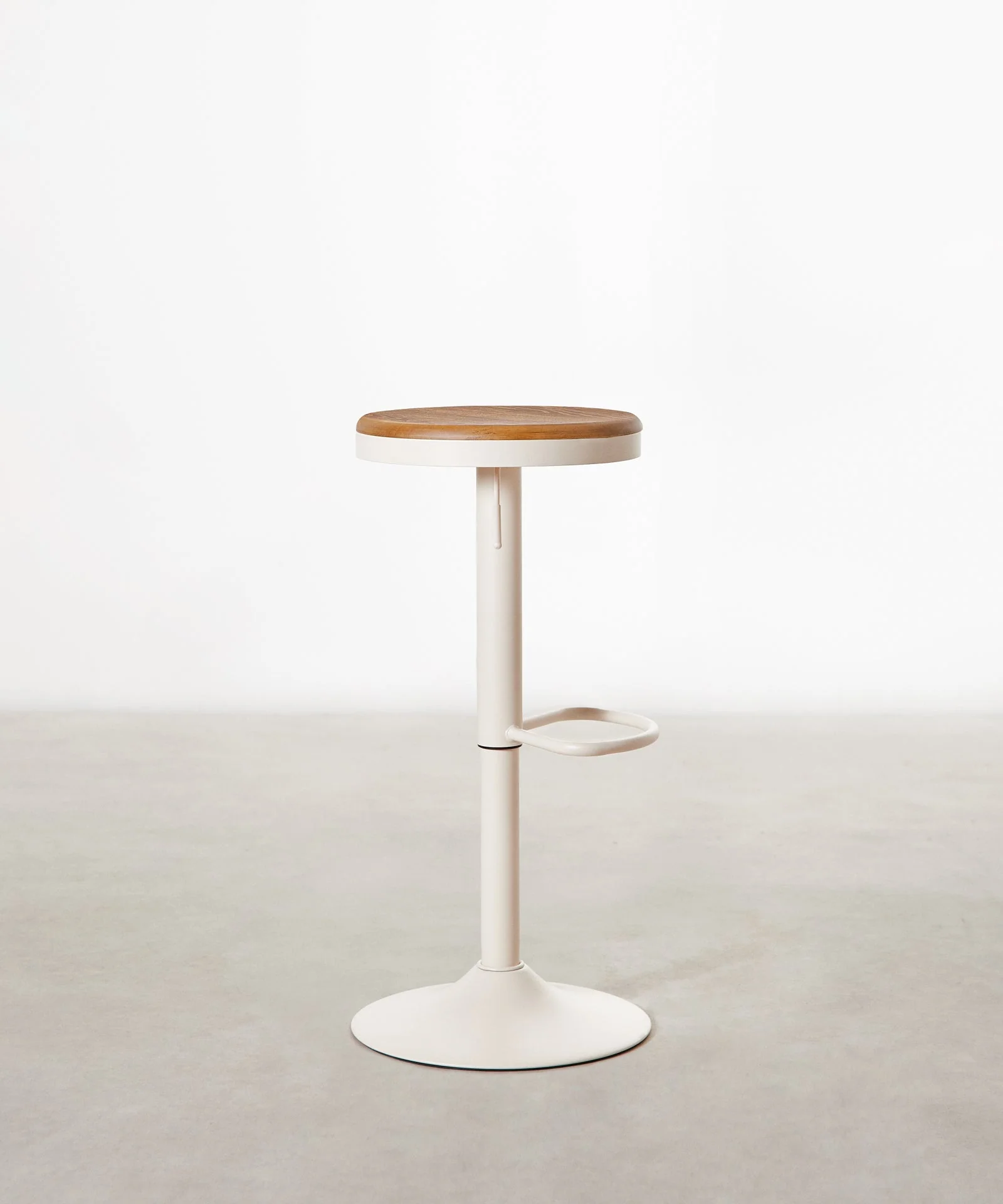 Taburete Alto Regulable en Acero y Madera Oslo - Image 14