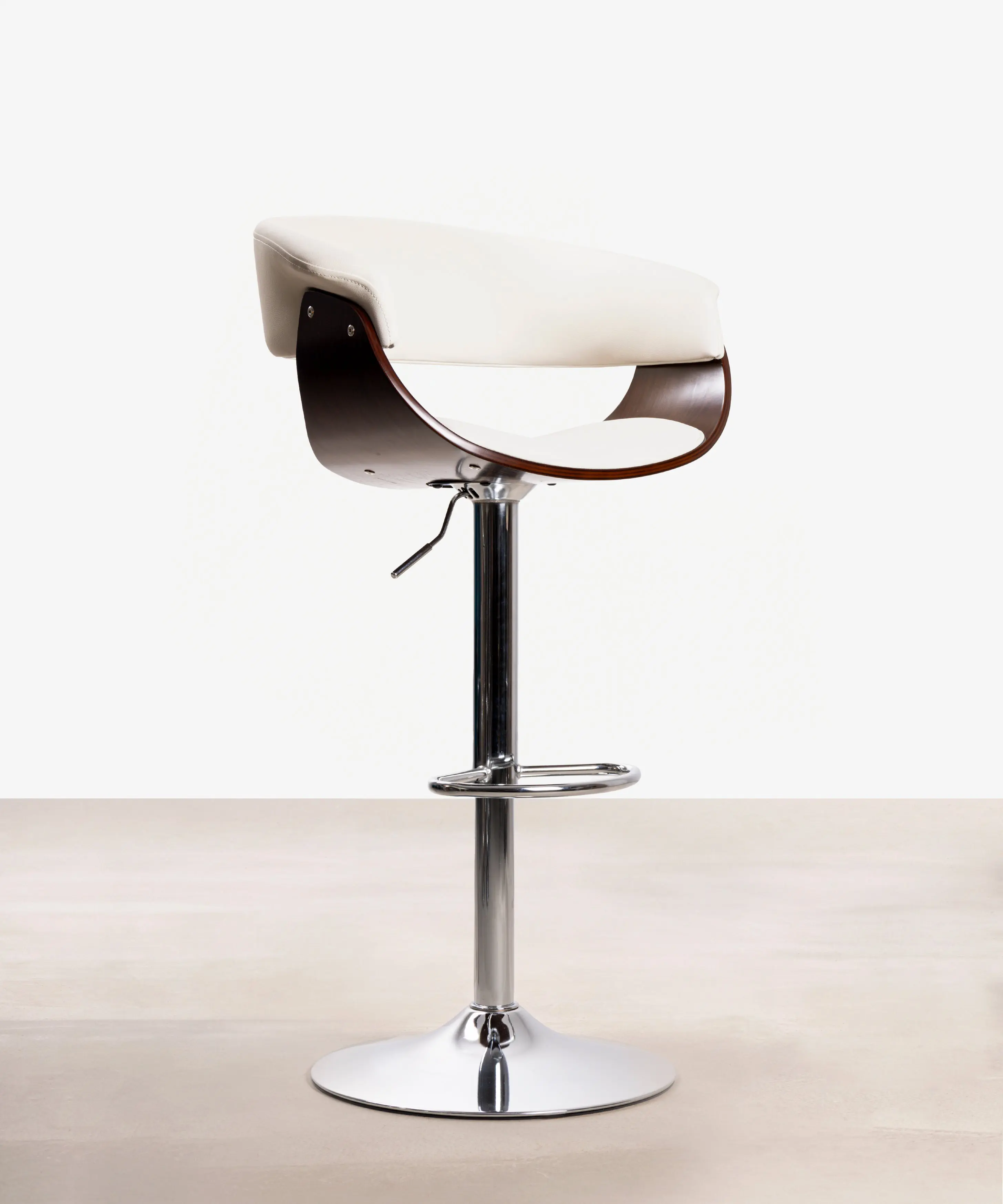 Taburete de Madera y Polipiel Regulable Beckett - Image 18