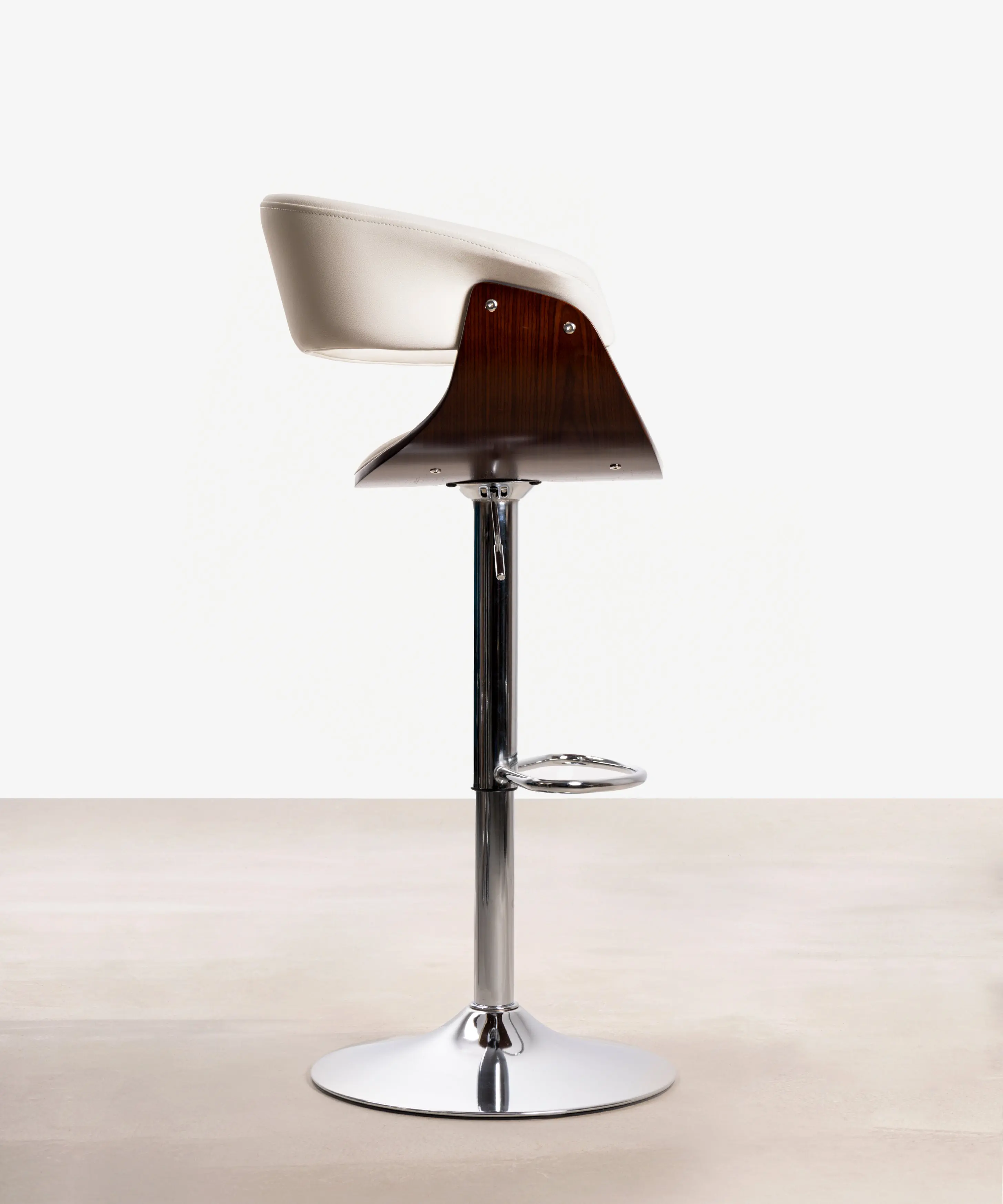 Taburete de Madera y Polipiel Regulable Beckett - Image 21