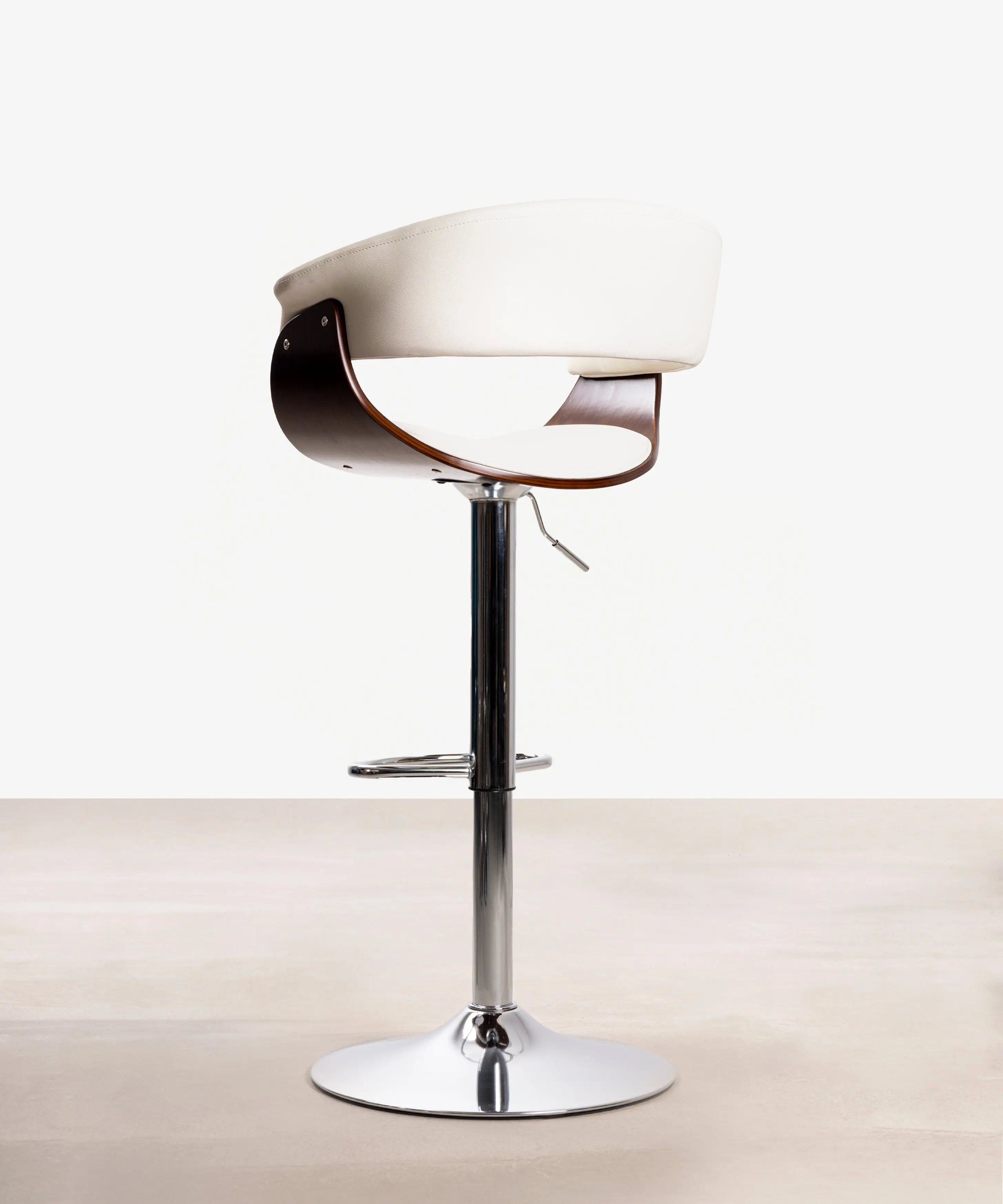 Taburete de Madera y Polipiel Regulable Beckett - Image 22